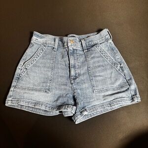 J.Crew Light Wash Denim Shorts Size 27 High Rise